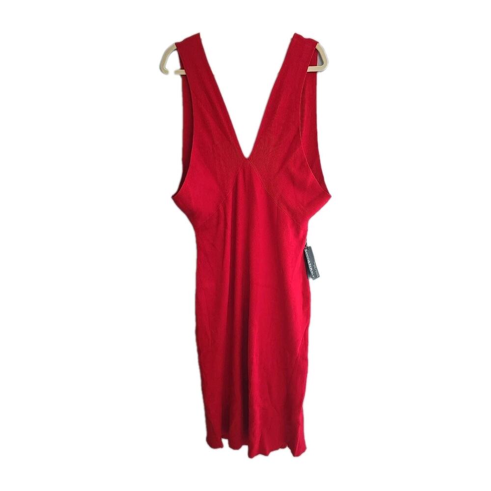 NWT Banana Republic Red Lenzing Ecovero Serene Backless Dress Womans Size‎ XLT